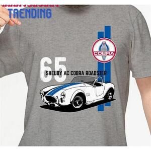 65 66 Shelby Ac Cobra Roadster 427 Unisex Tshirt American Sports Car Shirt